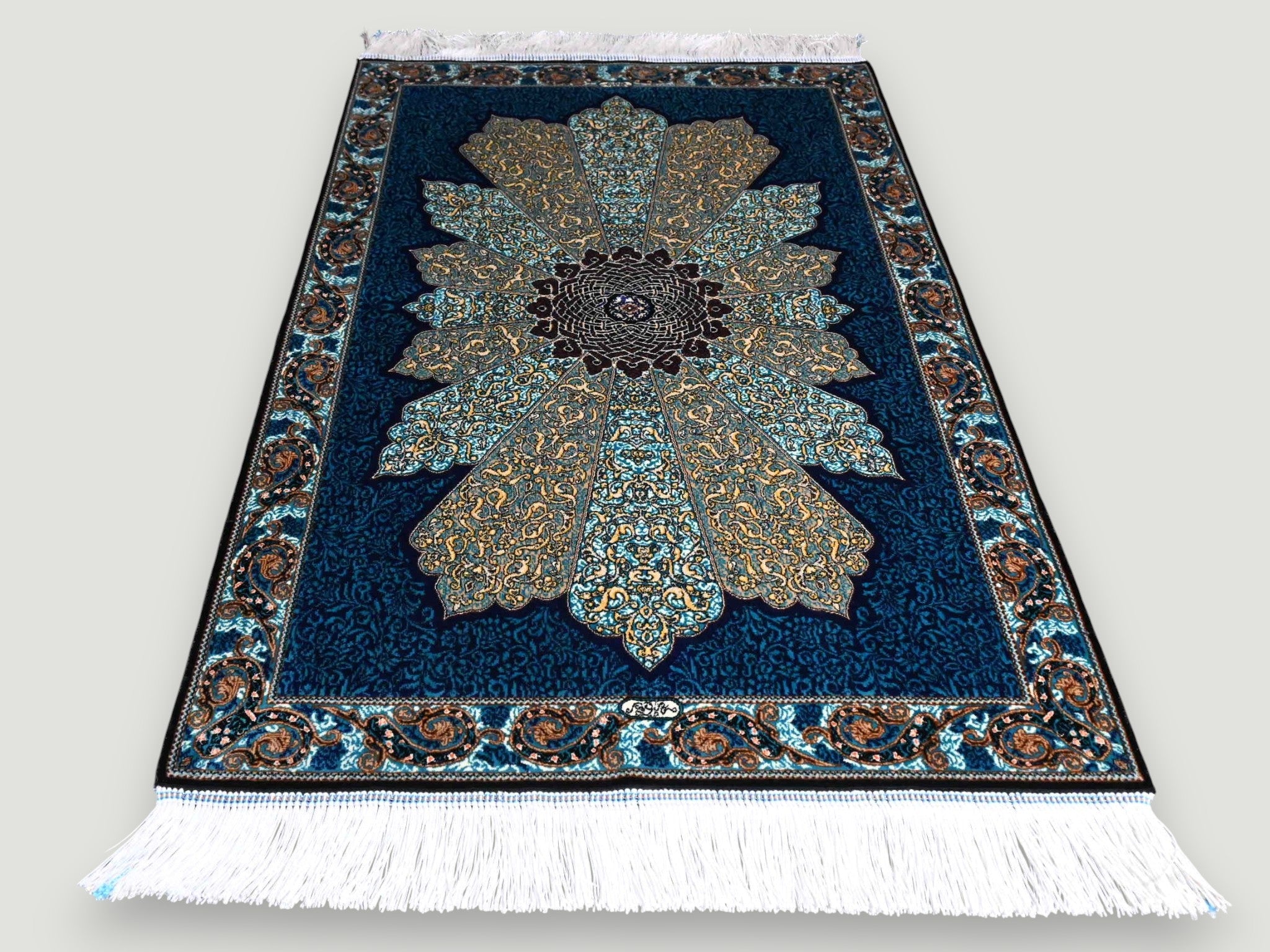 Luxe zijde decoratie kleed - G260