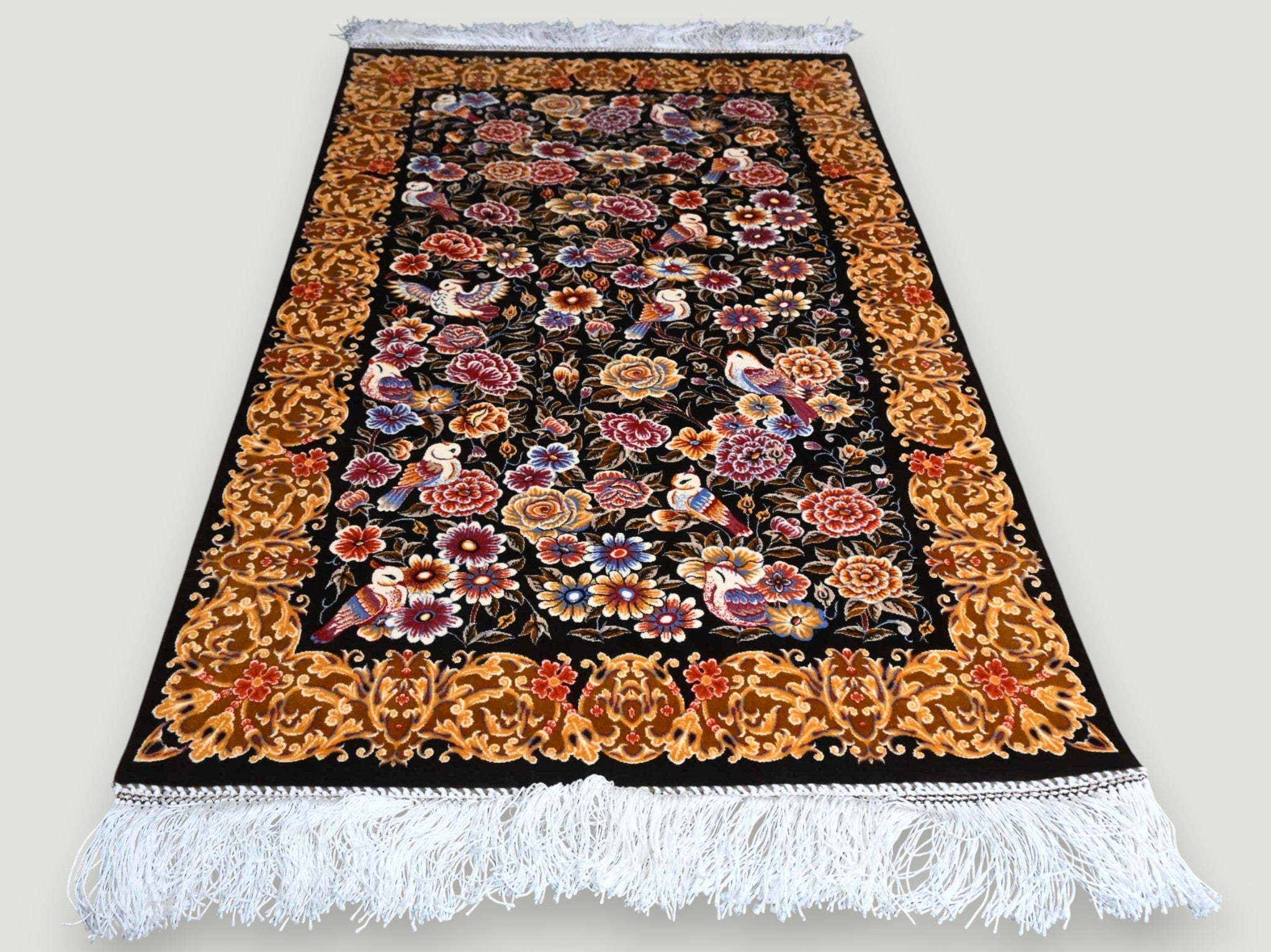 Luxe zijde decoratie kleed - G263