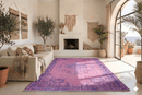 Magisch roze vintage vloerkleed - G528 - Lavinta