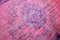 Magisch roze vintage vloerkleed - G528 - Lavinta