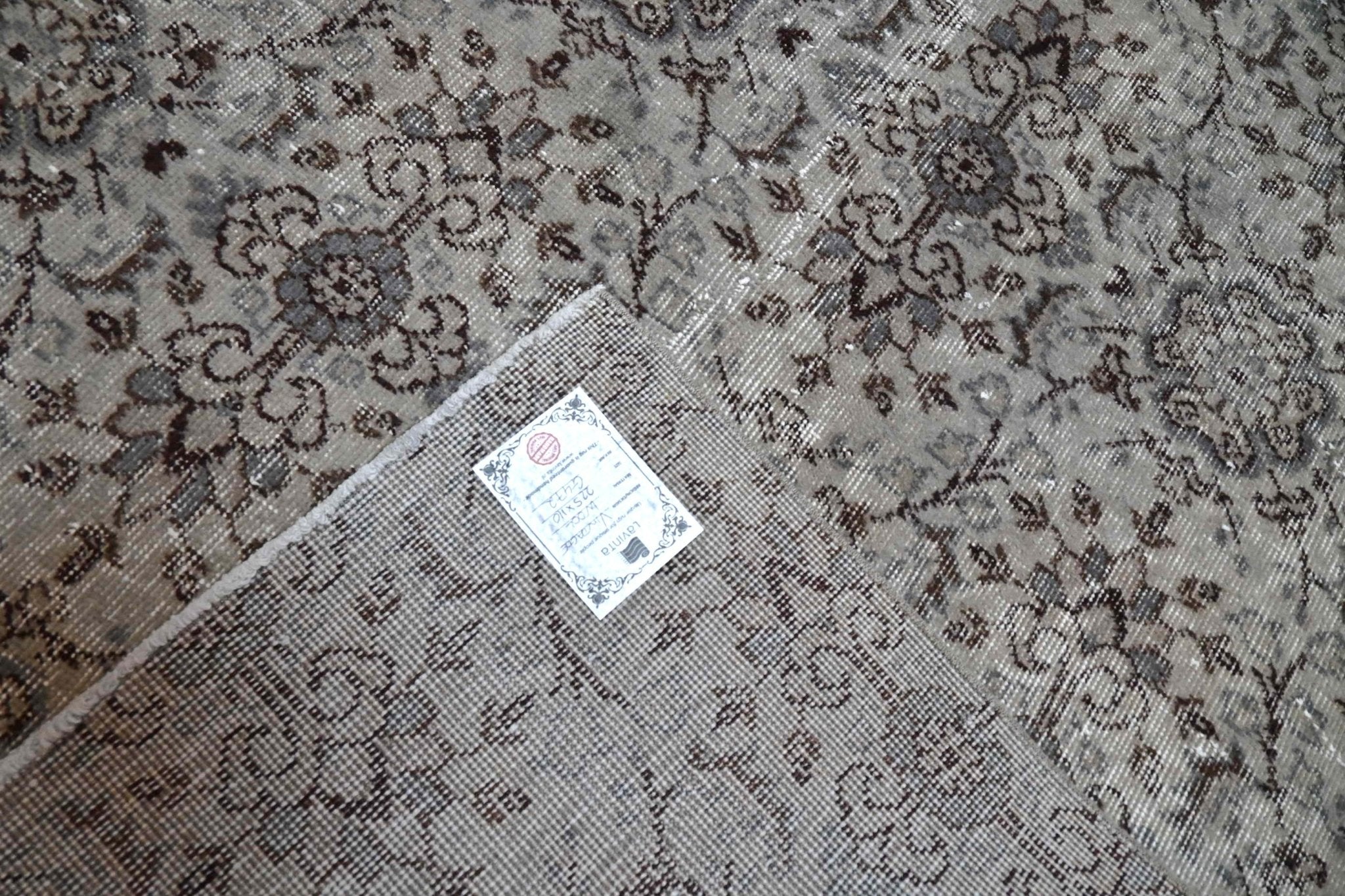 Modern grijs vintage vloerkleed - G472 - Lavinta