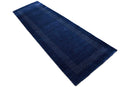 Moderne blauwe loper - D658 - Lavinta