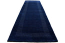 Moderne blauwe loper - D658 - Lavinta