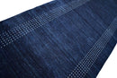 Moderne blauwe loper - D658 - Lavinta