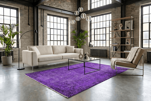 Mystical Purple Vintage Rug - G526