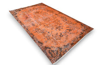 Nora | Oranje vintage vloerkleed - Lavinta