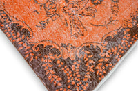 Nora | Oranje vintage vloerkleed - Lavinta