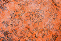 Nora | Oranje vintage vloerkleed - Lavinta