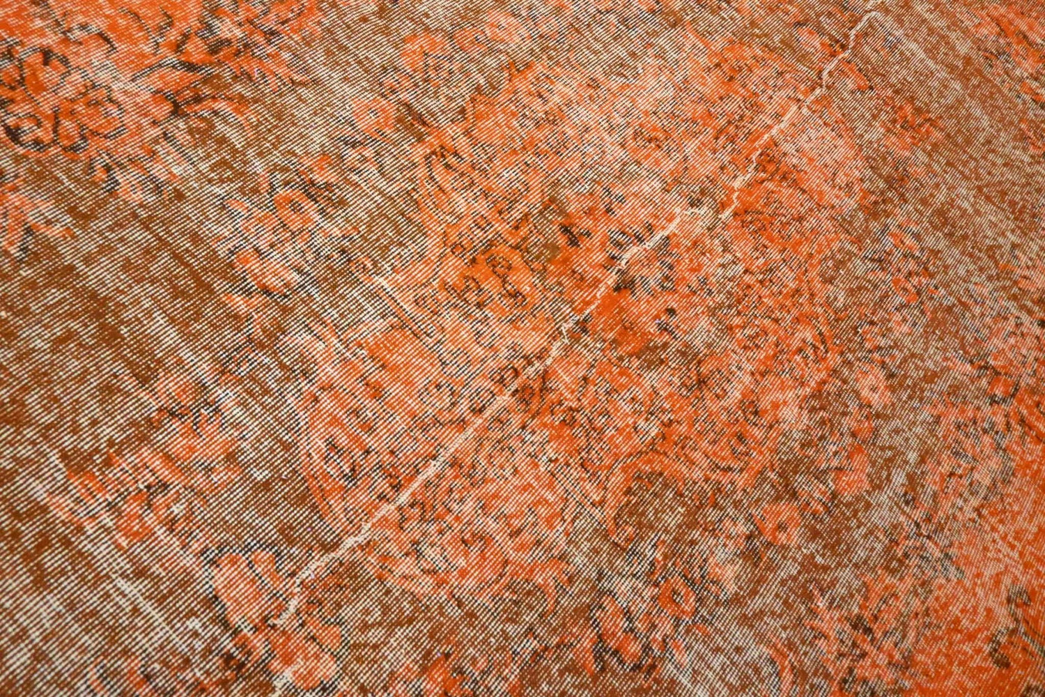 Oranje vintage vloerkleed - F562 - Lavinta