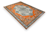 Oranje vintage vloerkleed - G284 - Lavinta