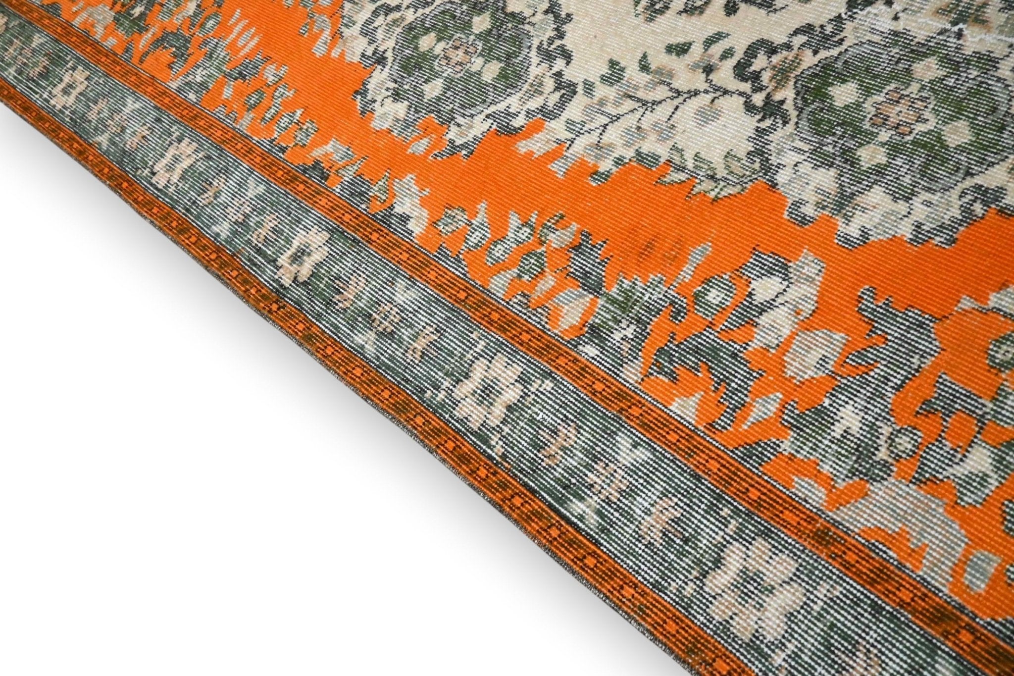Oranje vintage vloerkleed - G284 - Lavinta