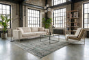 Pastel beige vintage vloerkleed - F240 - Lavinta
