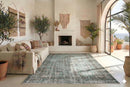 Pastel beige vintage vloerkleed - F240 - Lavinta
