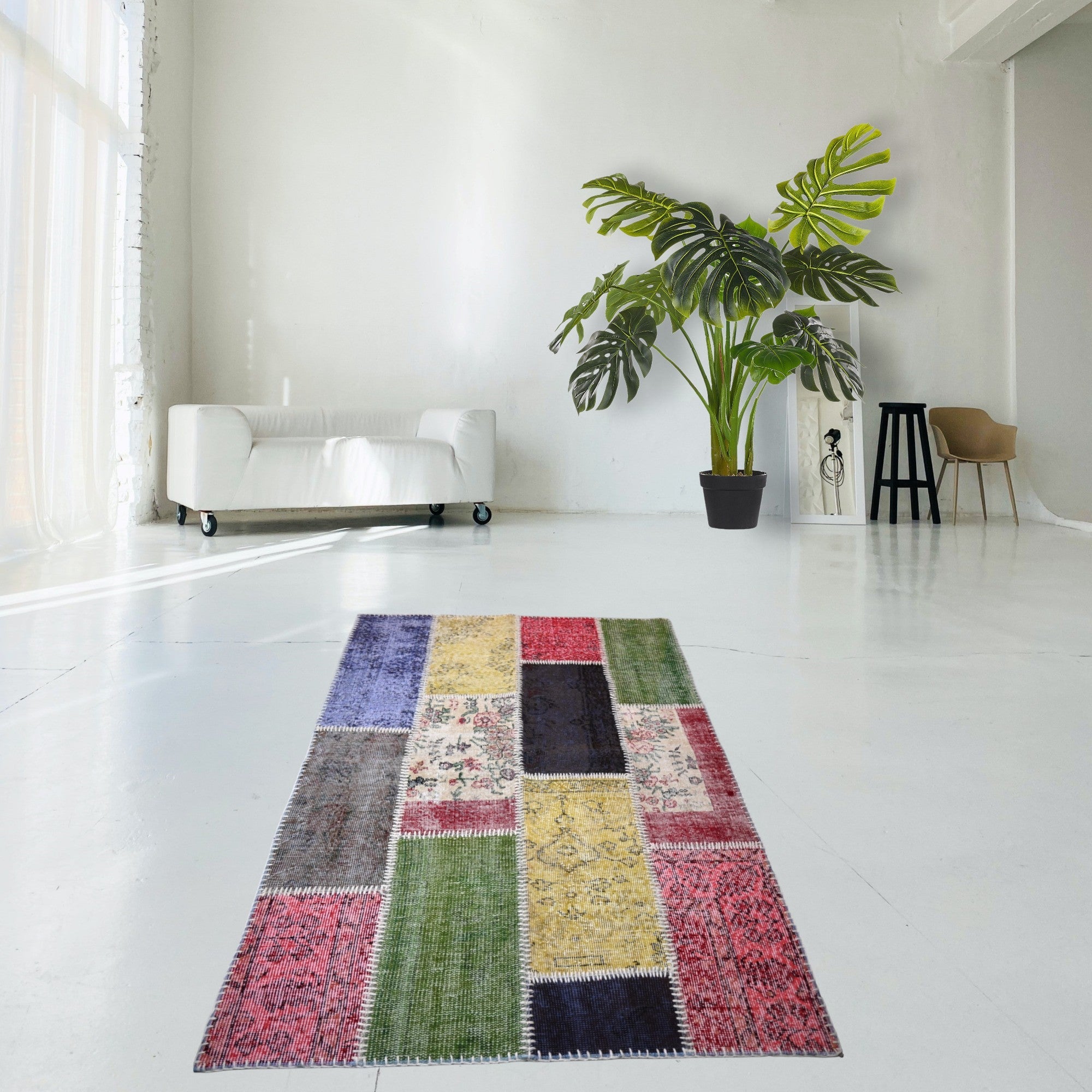 Patchwork rug - E782