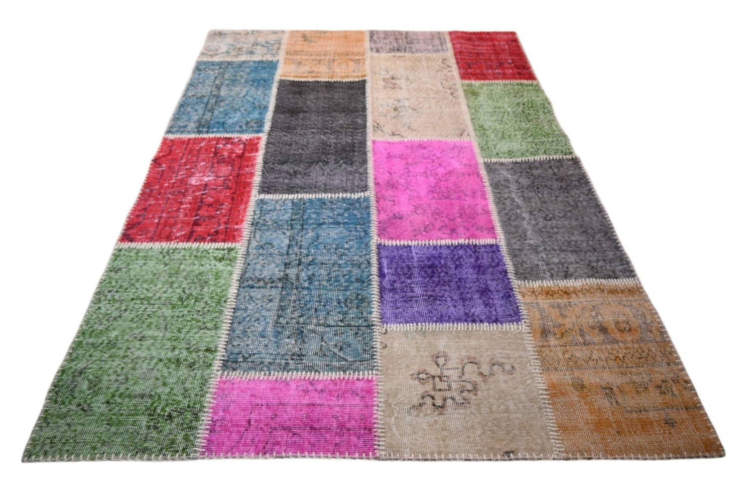 Patchwork vloerkleed - F424 - Lavinta