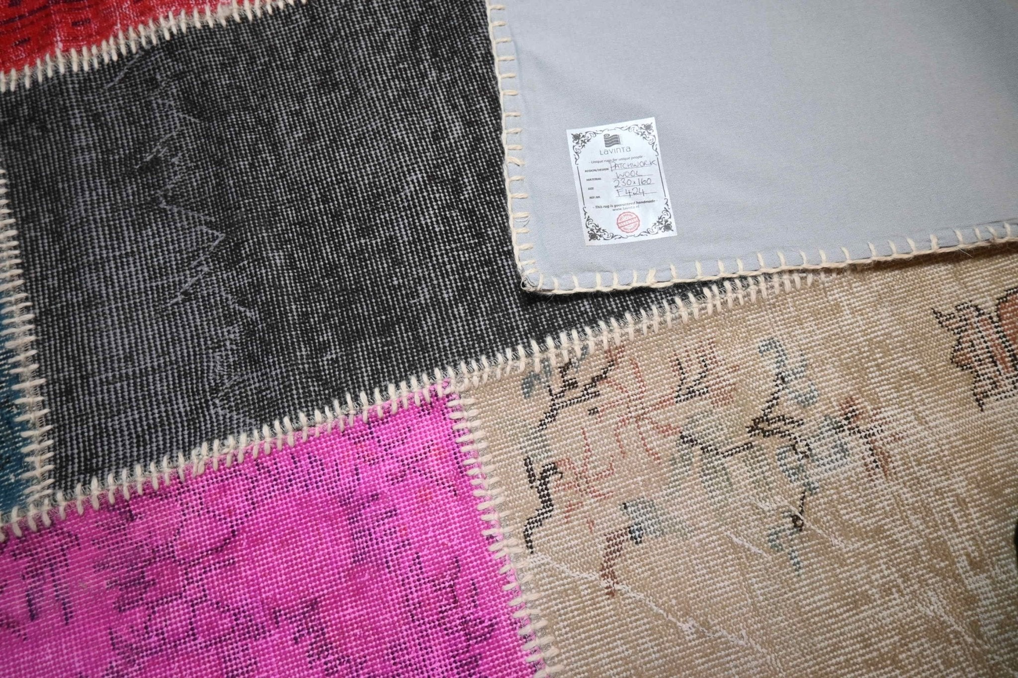 Patchwork vloerkleed - F424 - Lavinta