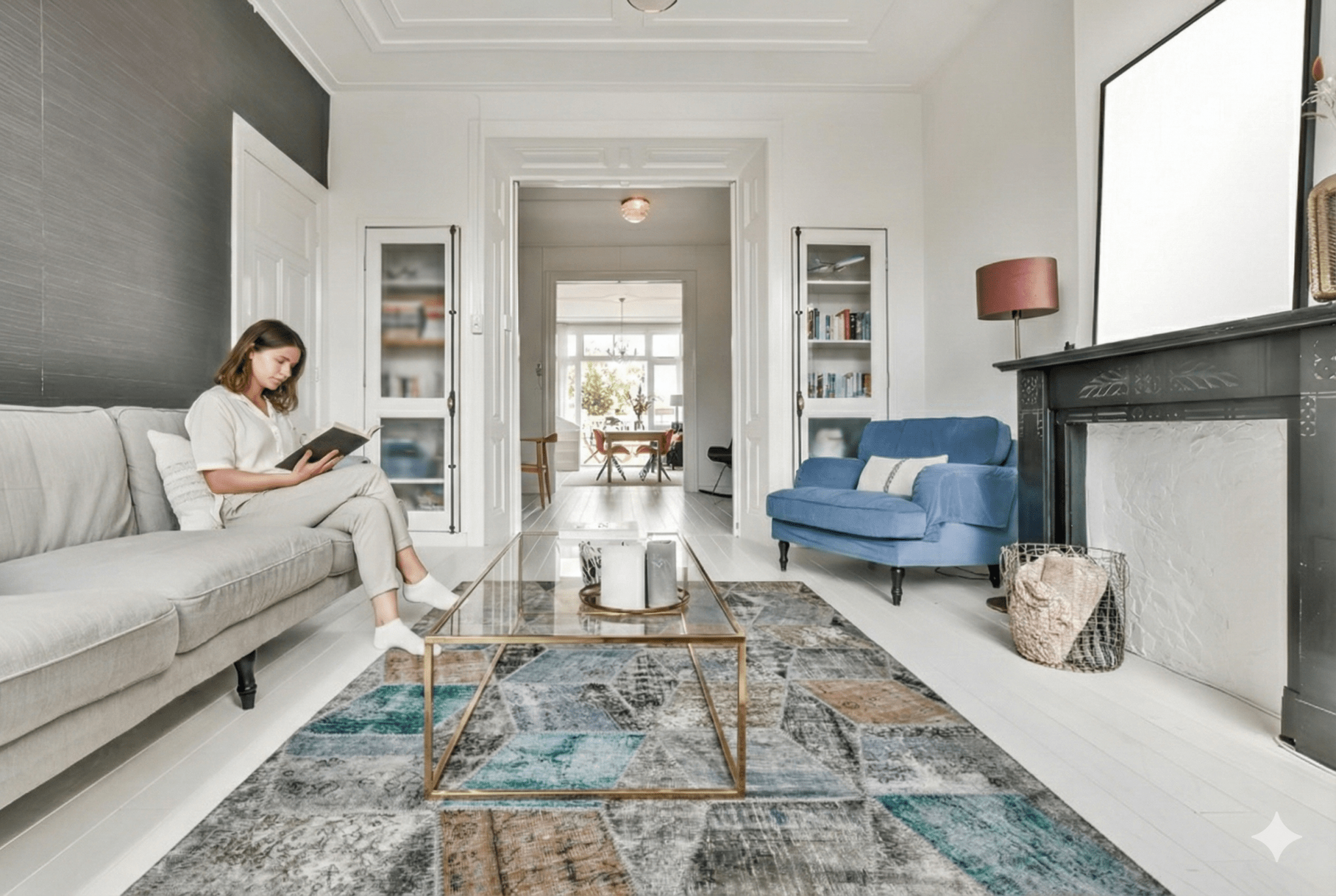 Patchwork vloerkleed - G179