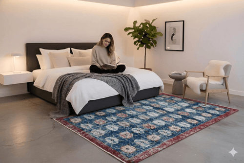 Retro vintage rug - G453