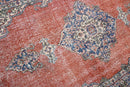 Robuust koraal vintage vloerkleed - G468 - Lavinta