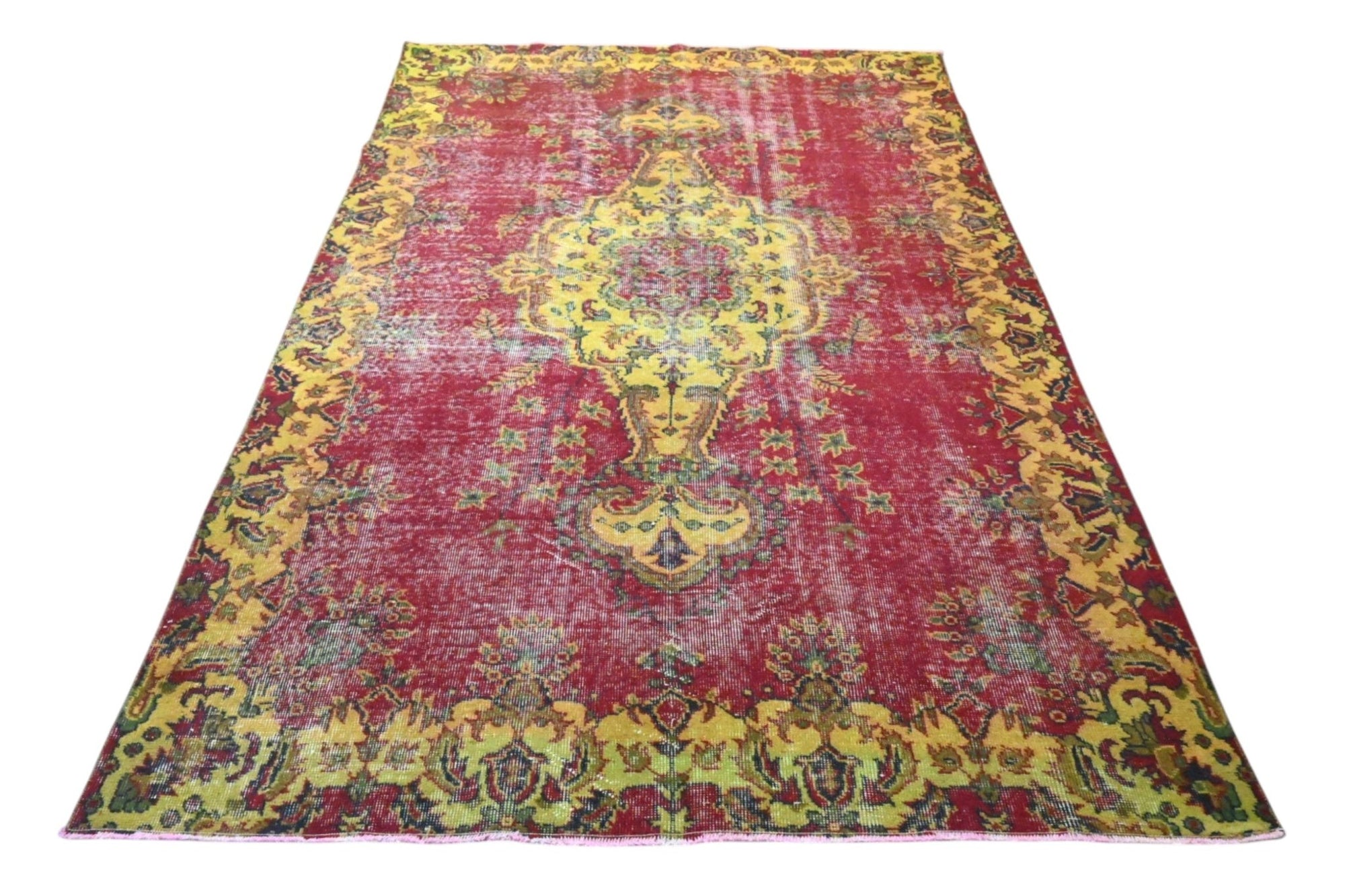 Red Vintage Rug - F537