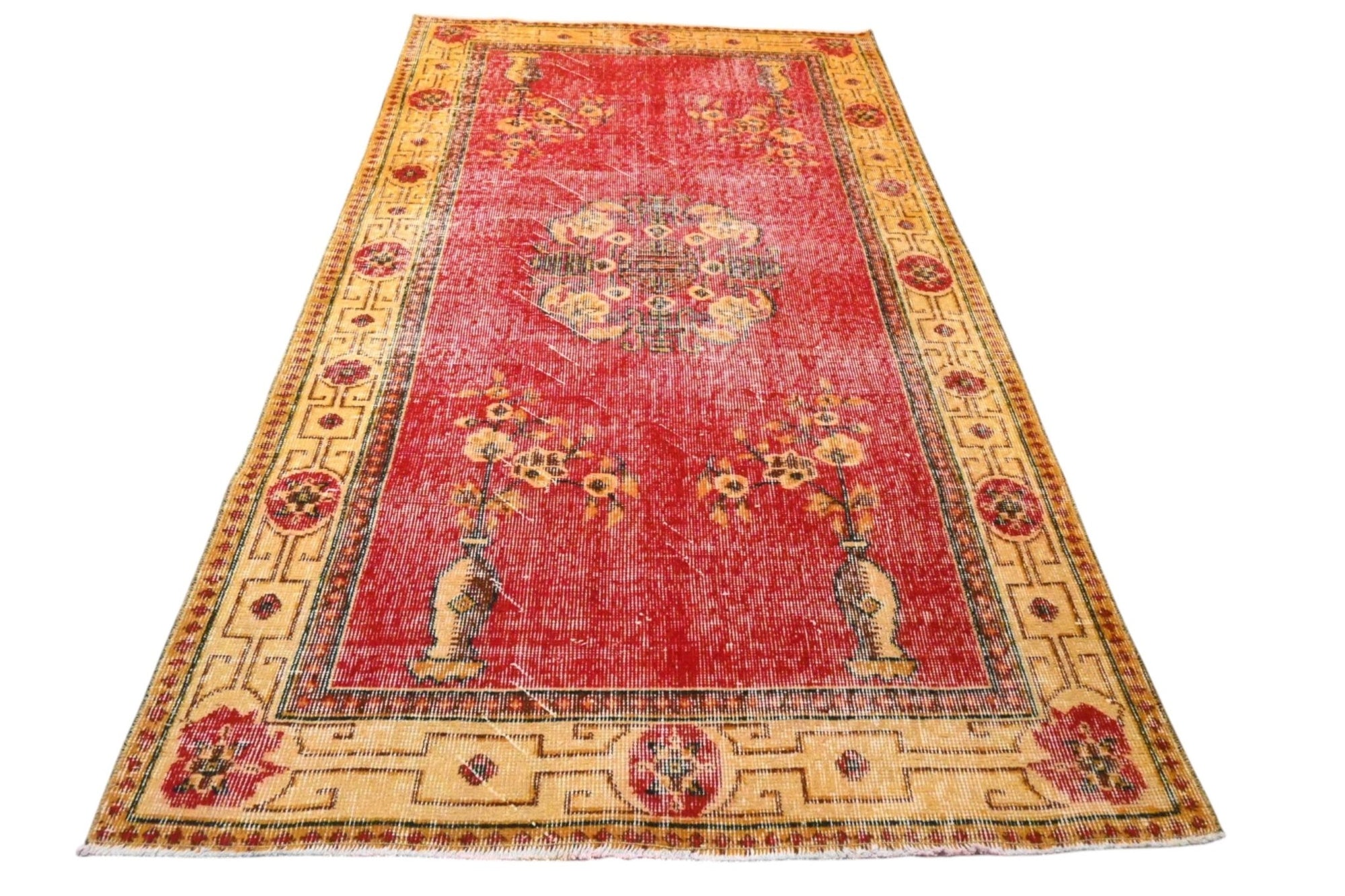 Red Vintage Rug - F539