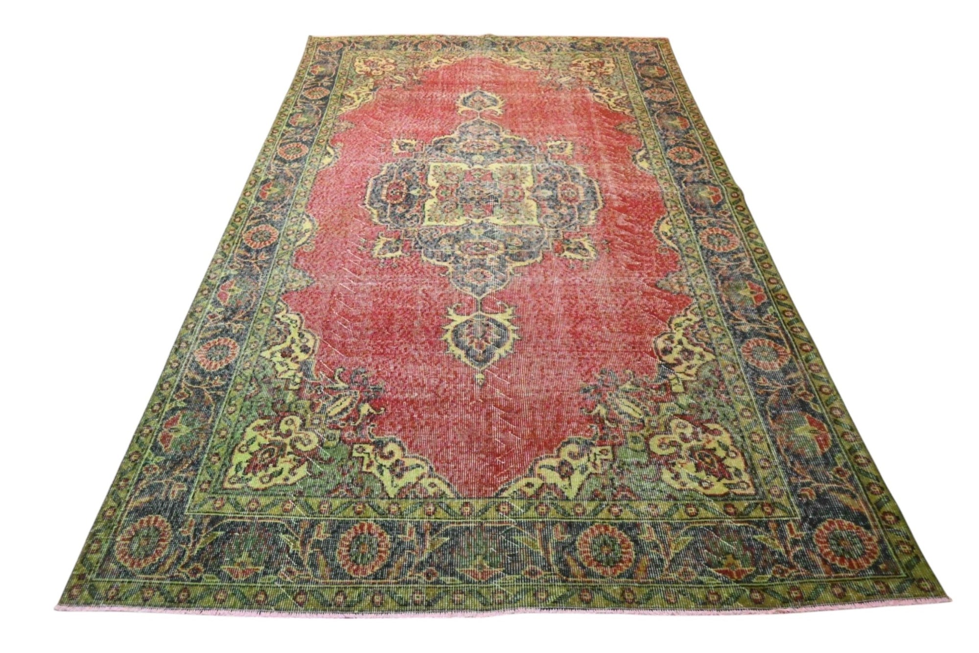 Red Vintage Rug - F544