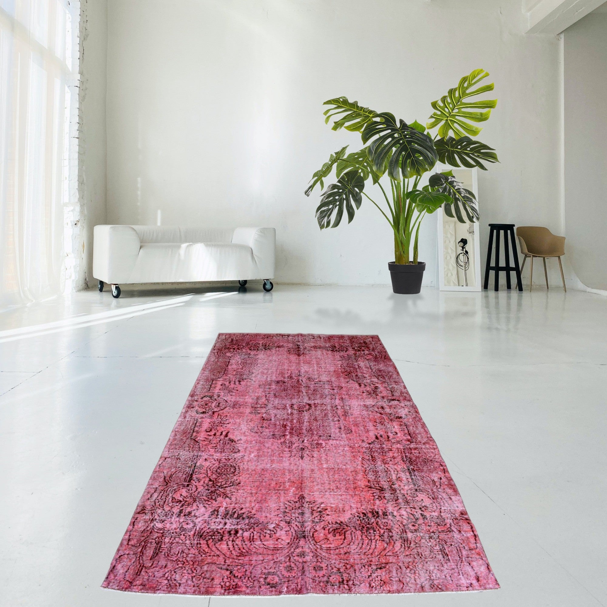 Pink Vintage Rug - D833