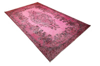 Roze vintage vloerkleed - E793 - Lavinta