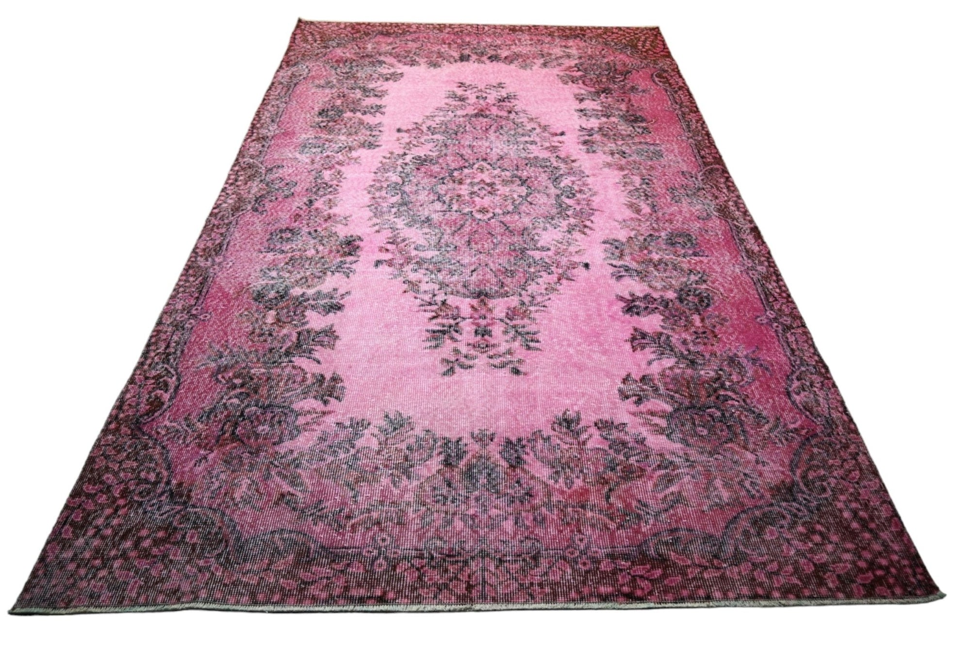 Roze vintage vloerkleed - E793