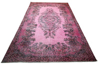 Roze vintage vloerkleed - E793 - Lavinta