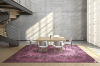 Roze vintage vloerkleed - E793 - Lavinta