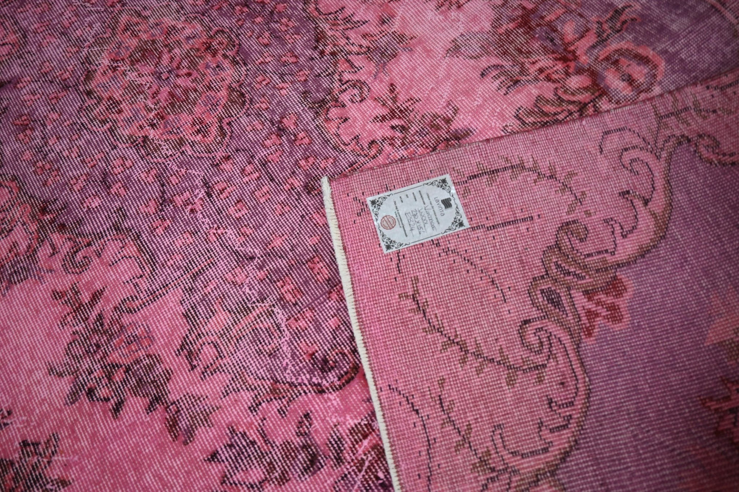 Roze vintage vloerkleed - E824 - Lavinta