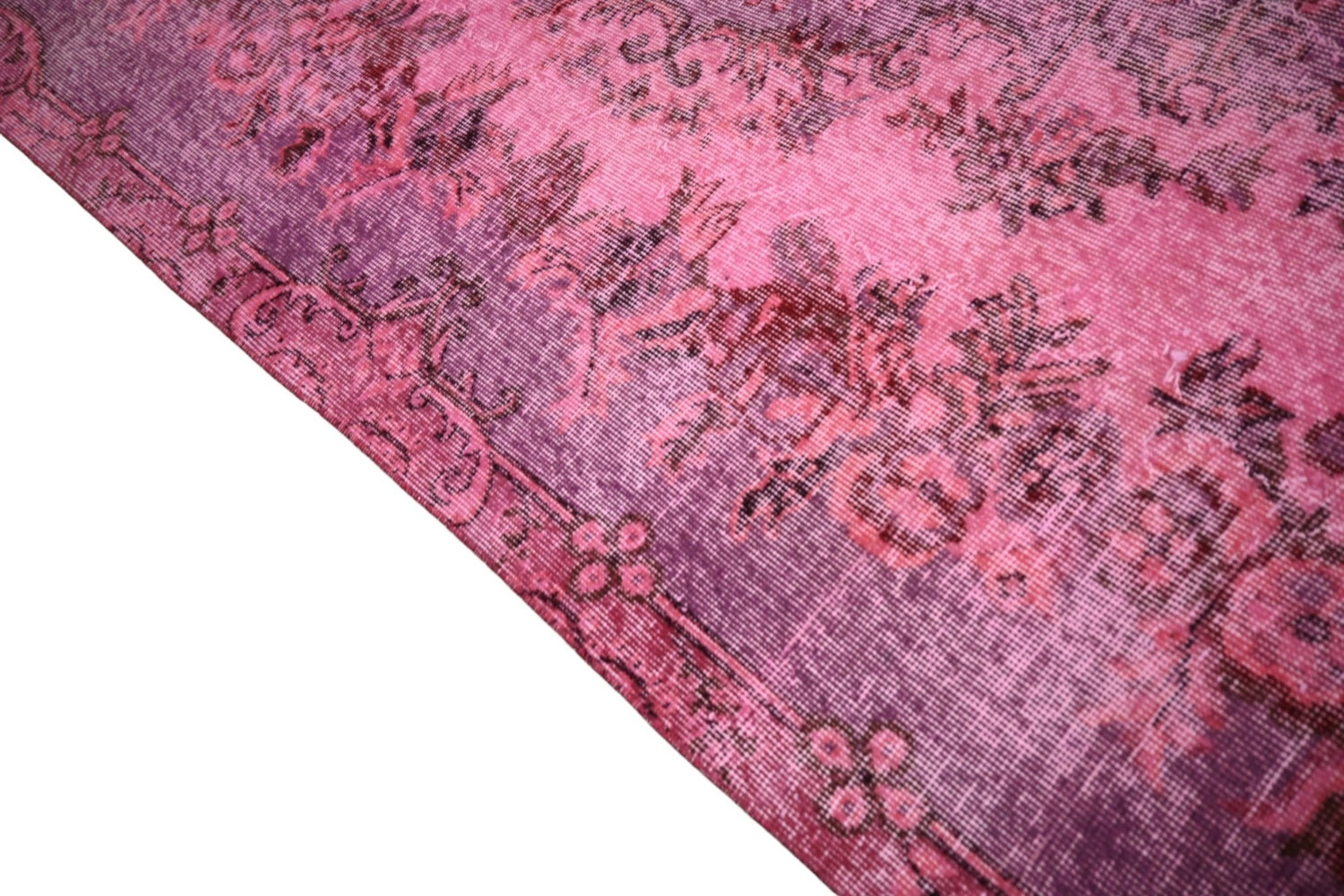 Roze vintage vloerkleed - E824 - Lavinta