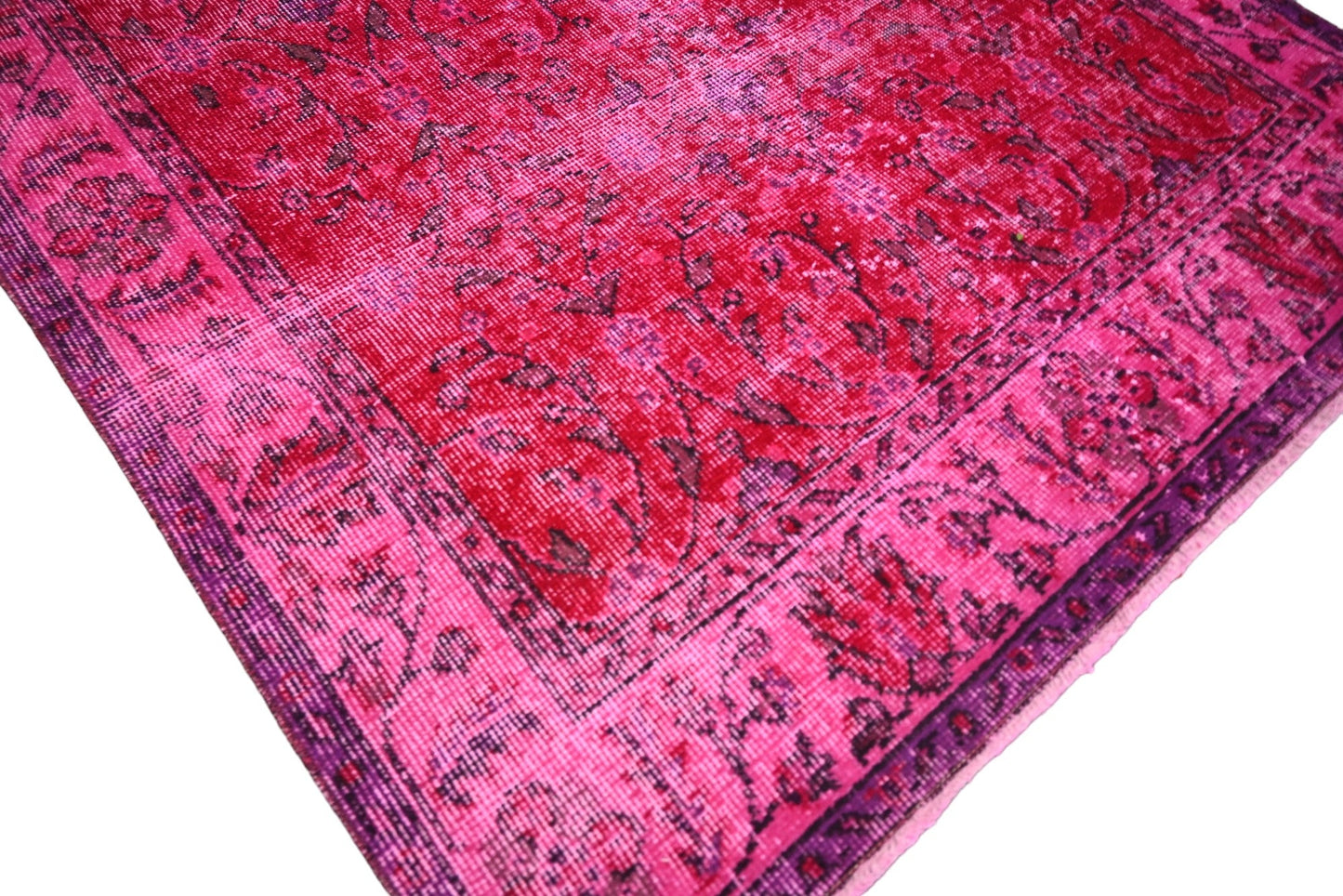 Roze vintage vloerkleed - E842 - Lavinta