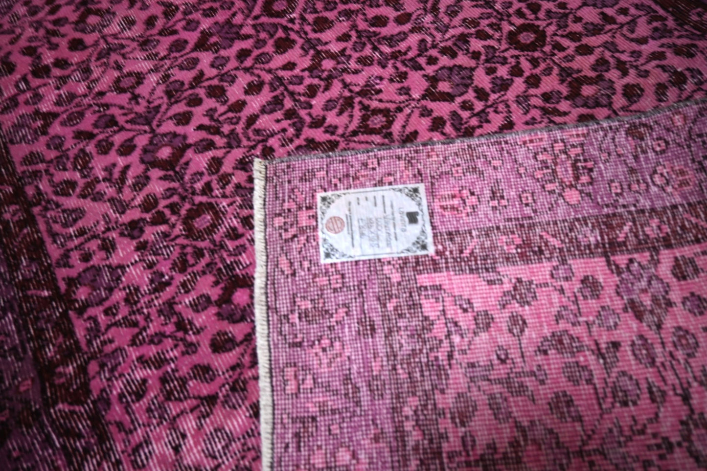 Roze vintage vloerkleed - E846 - Lavinta