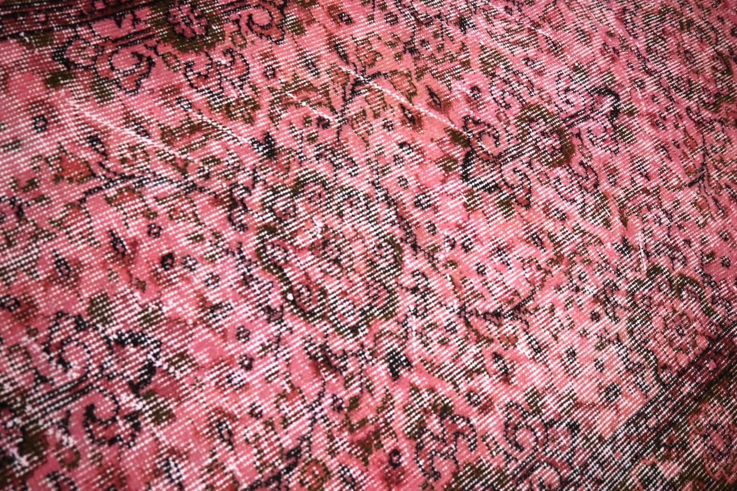 Roze vintage vloerkleed - E847 - Lavinta