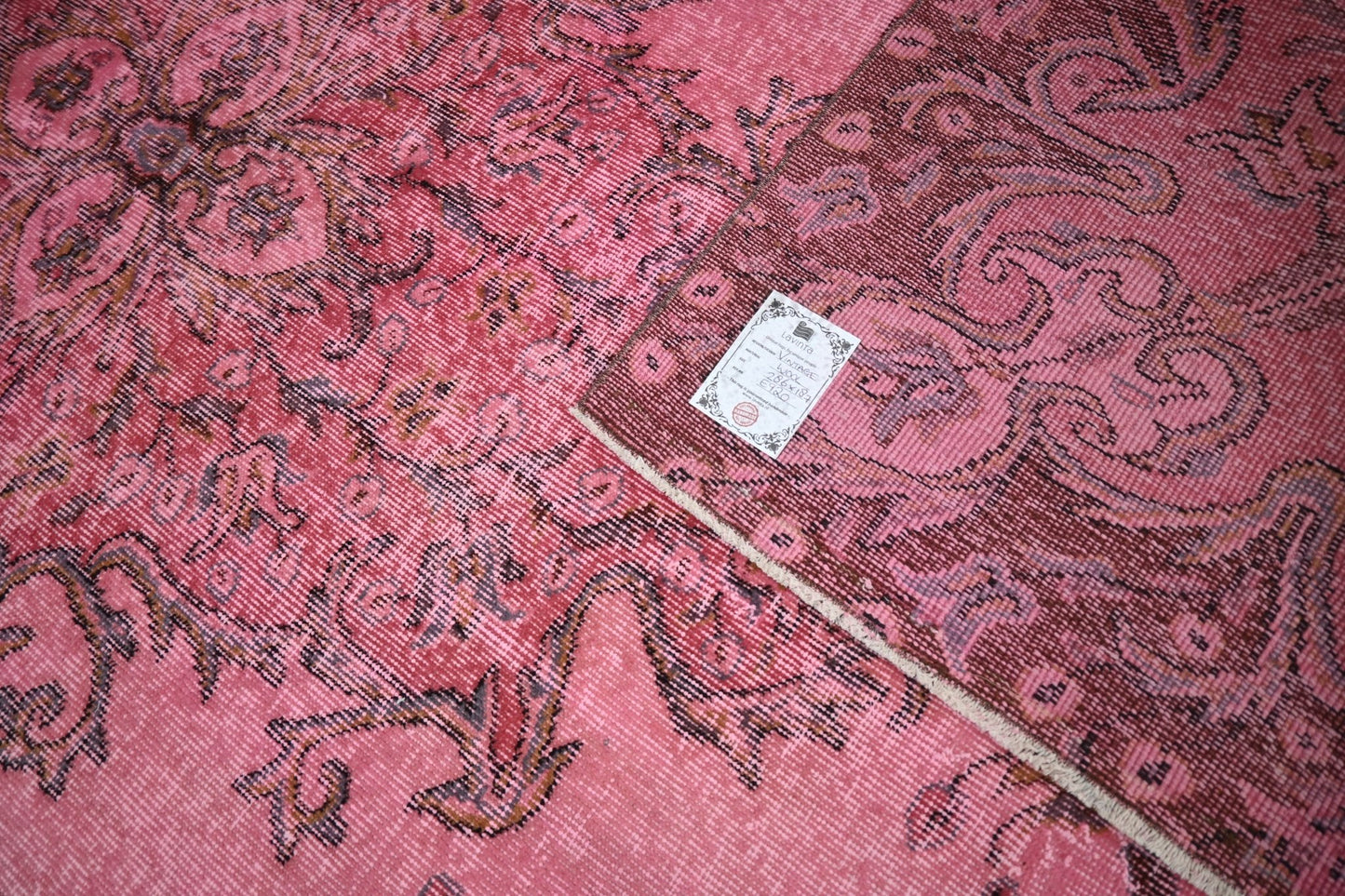 Roze vintage vloerkleed - E920 - Lavinta