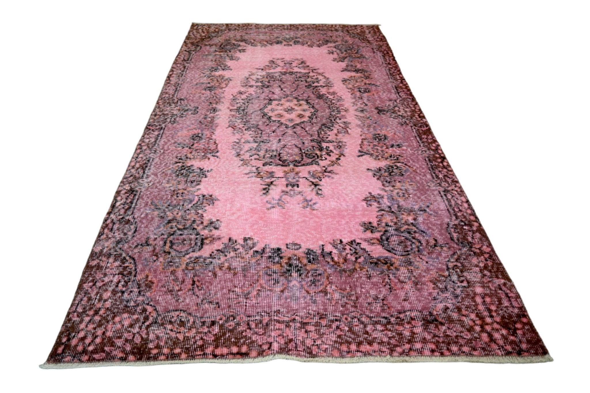 Roze vintage vloerkleed - E924