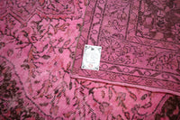 Roze vintage vloerkleed - E945 - Lavinta