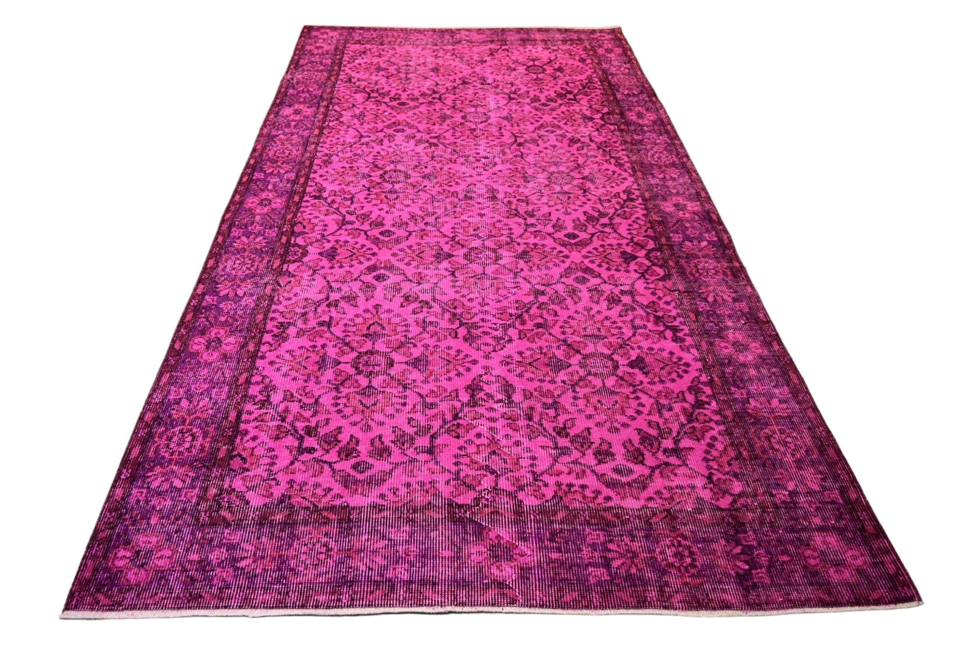 Roze vintage vloerkleed - E971