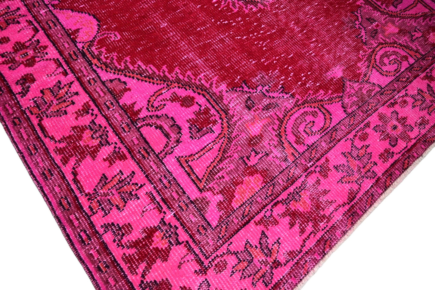 Roze vintage vloerkleed - E975 - Lavinta