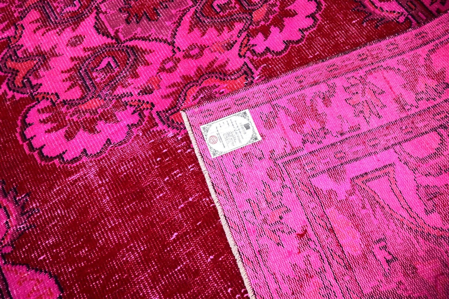 Roze vintage vloerkleed - E975 - Lavinta