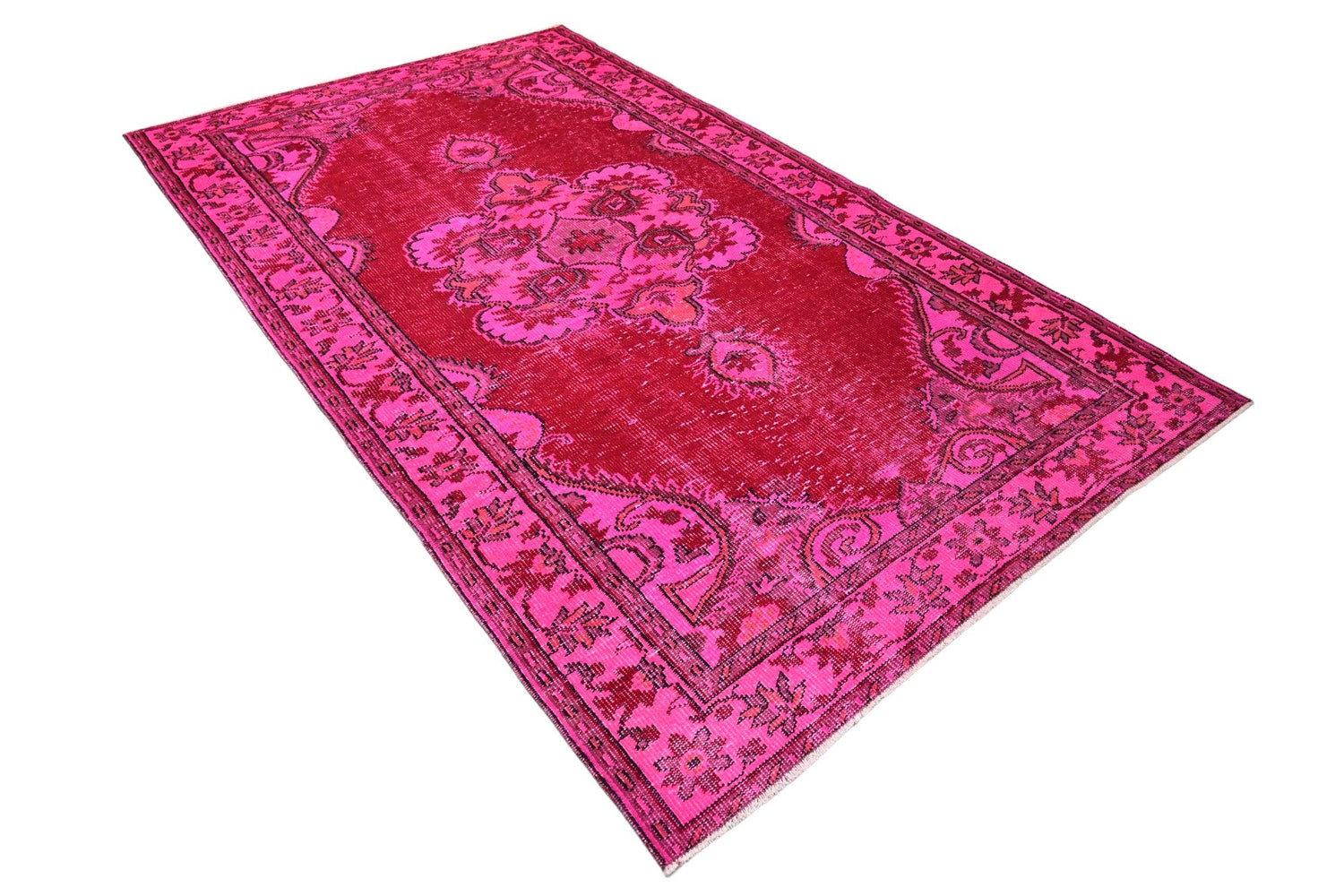 Roze vintage vloerkleed - E975 - Lavinta