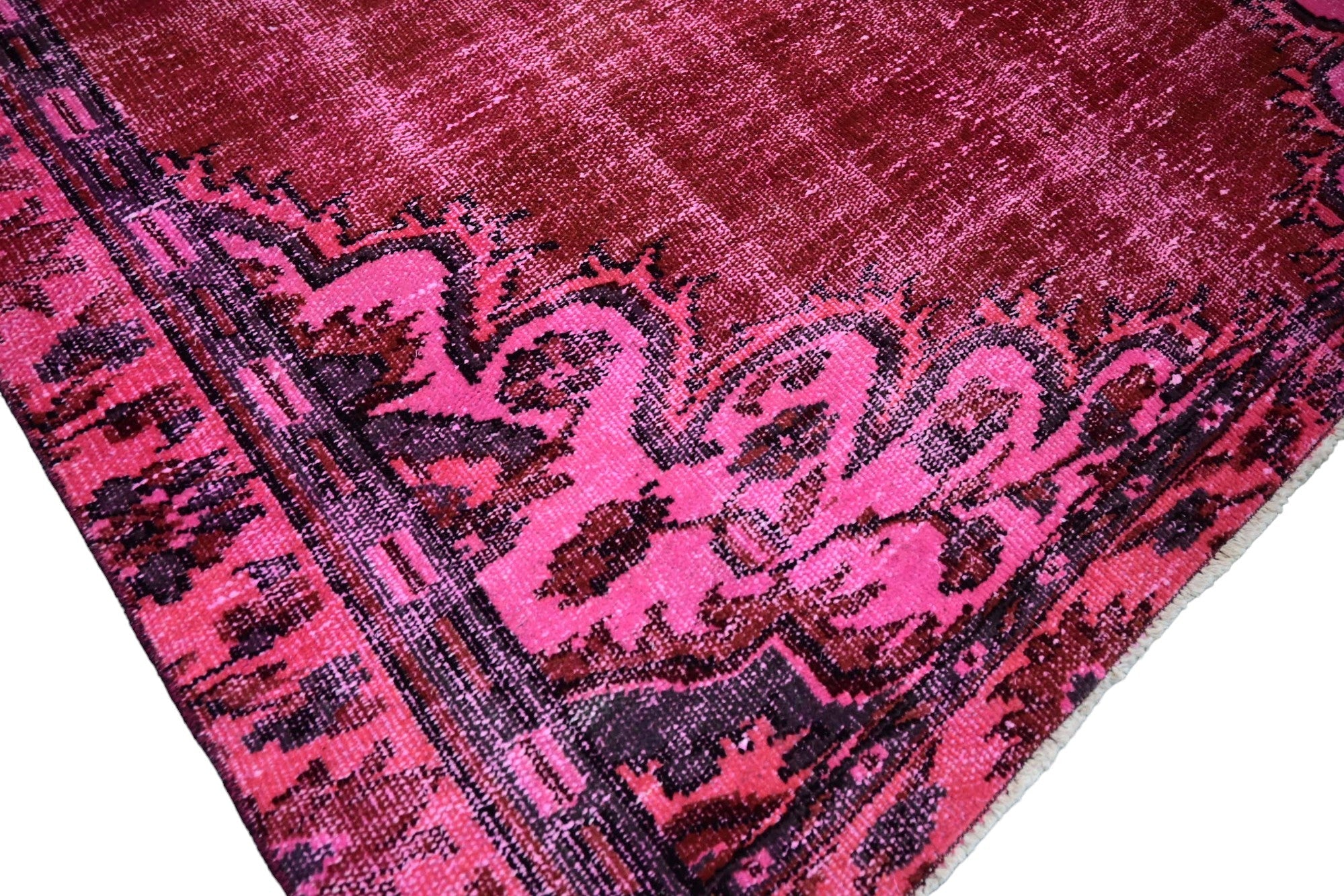 Roze vintage vloerkleed - E977 - Lavinta