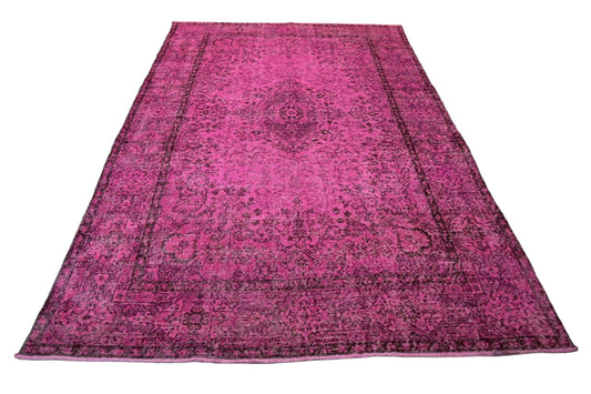 Roze vintage vloerkleed - E980 - Lavinta