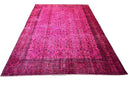 Roze vintage vloerkleed - E982 - Lavinta