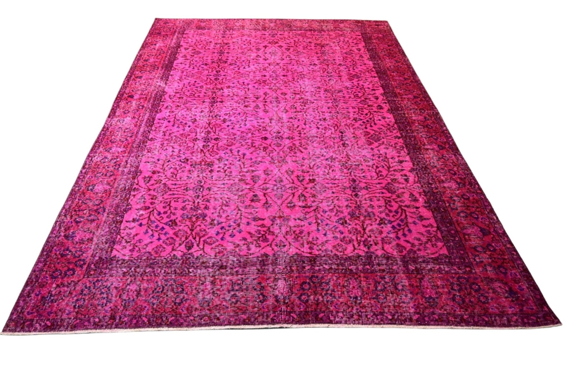 Roze vintage vloerkleed - E982