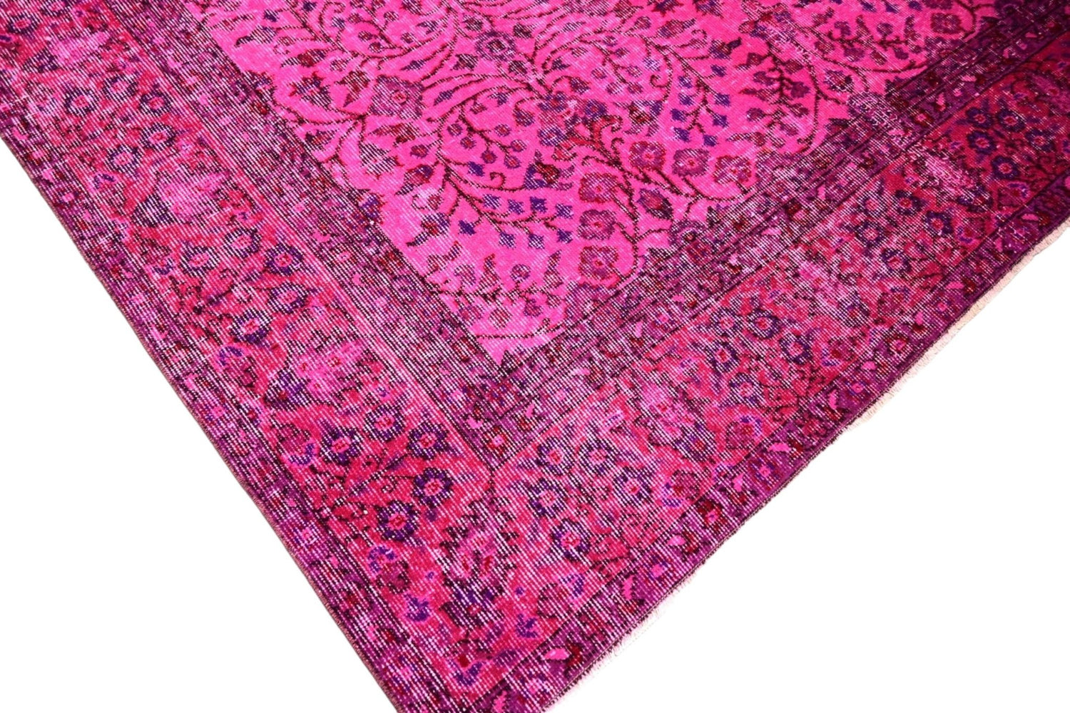 Roze vintage vloerkleed - E982 - Lavinta