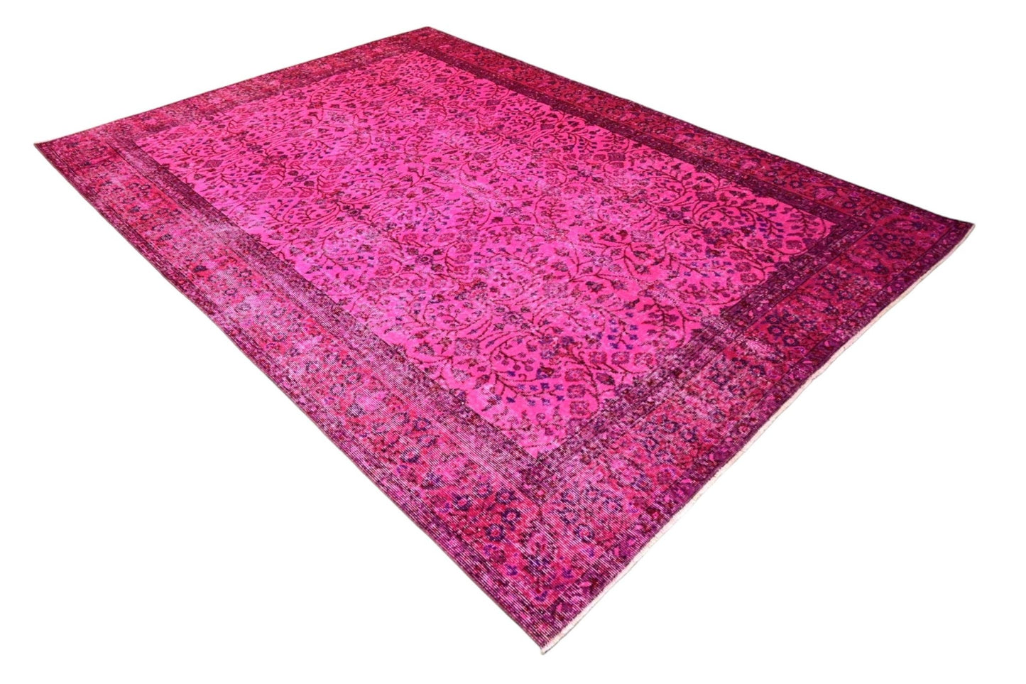 Roze vintage vloerkleed - E982 - Lavinta