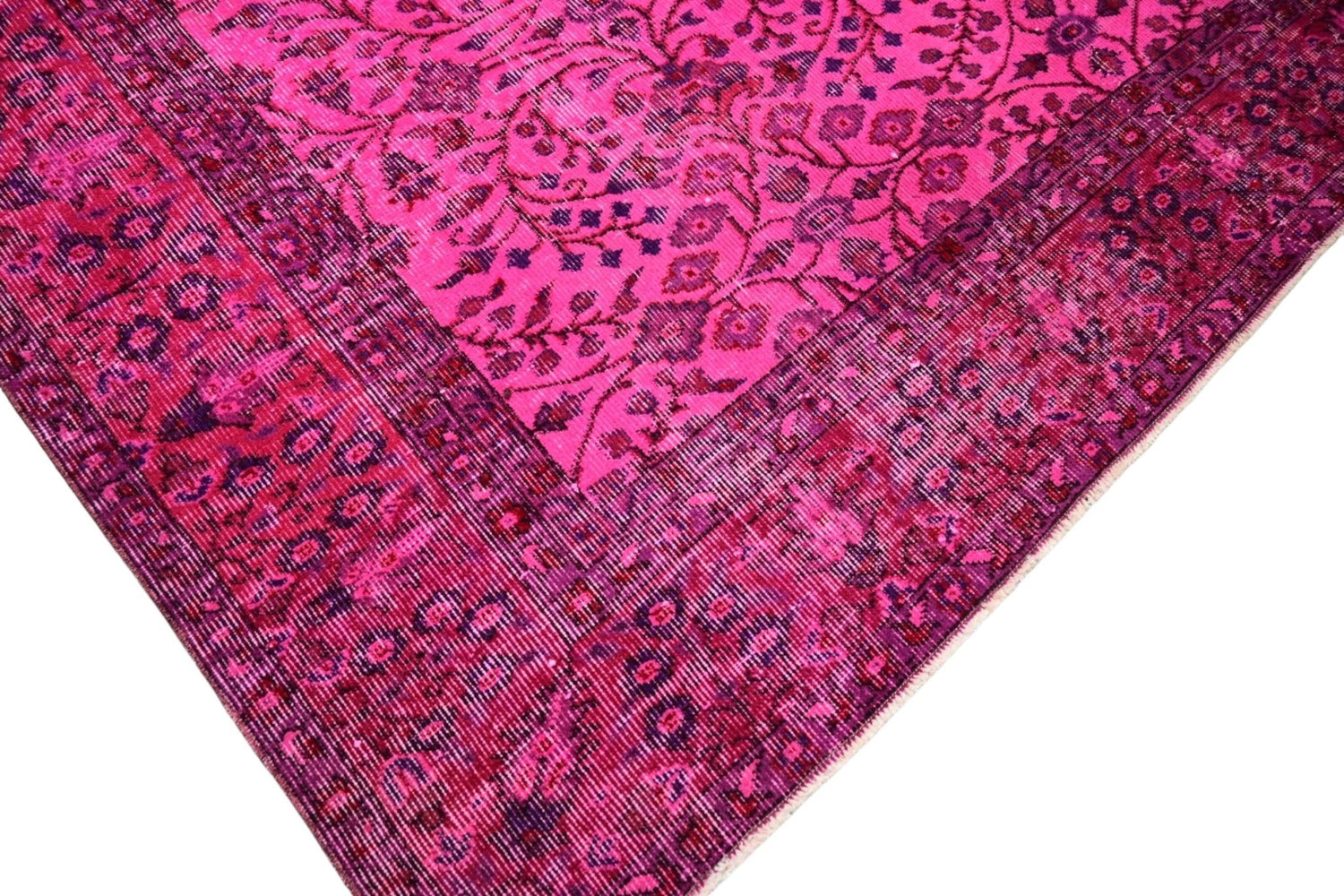 Roze vintage vloerkleed - E982 - Lavinta